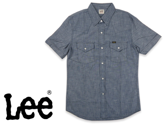 Lee シャンブレー ウエスタンシャツ