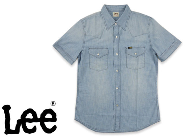 Lee シャンブレー ウエスタンシャツ
