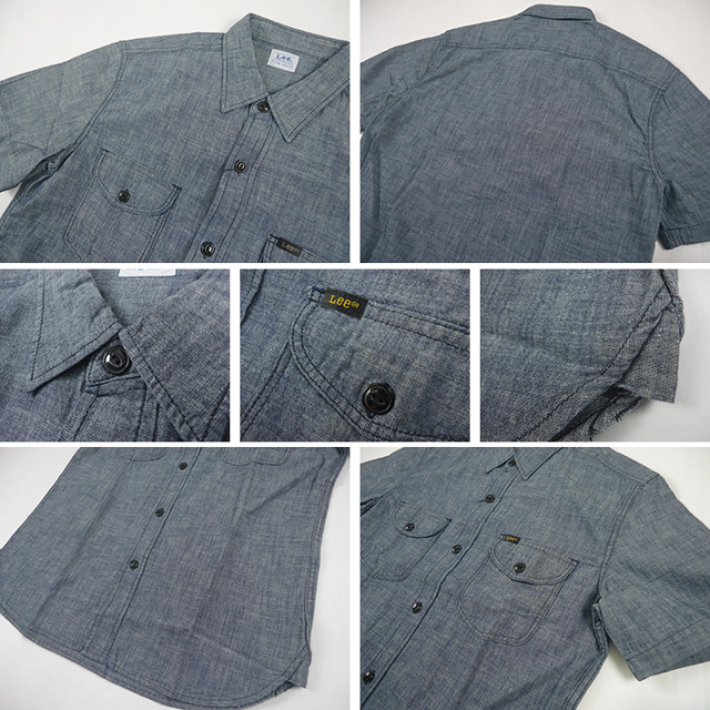 Lee シャンブレー ワークシャツ