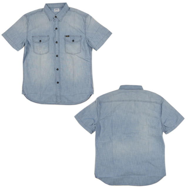 Lee シャンブレー ワークシャツ