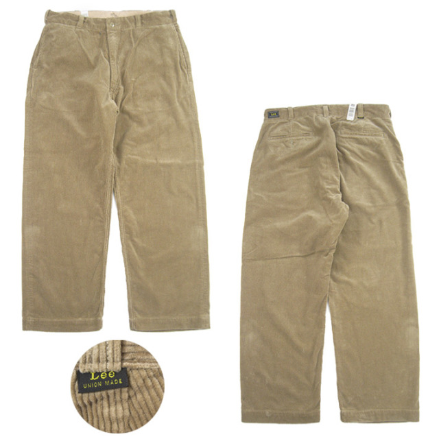 LeeCHETOPA TROUSERS コーデュロイ ワイドパンツ