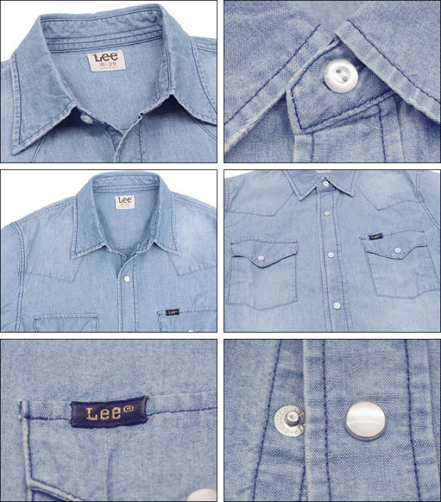 【最終価格】B.C STOCK ☆ LEE ウエスタンシャツ Lee LEE リー ウエスタンシャツ ネルシャツ 長袖 (LM7234