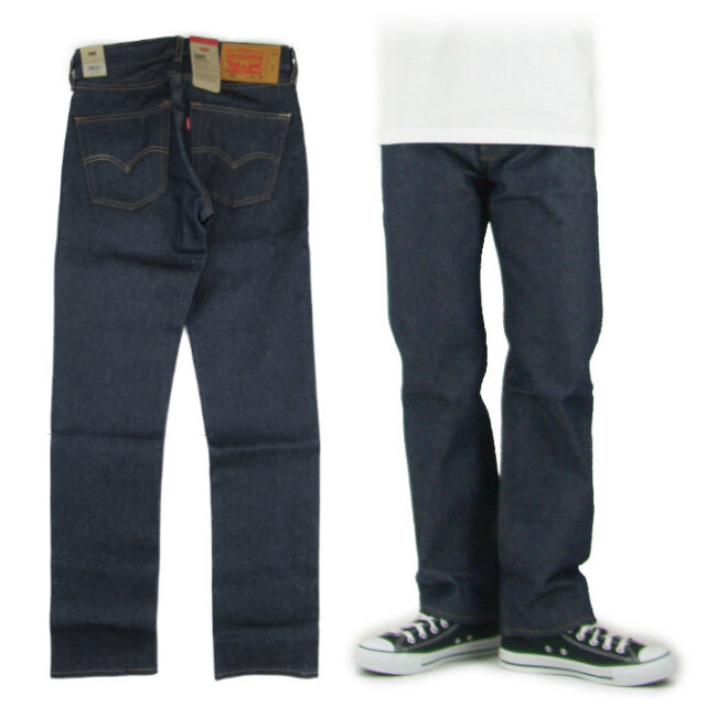 Levi's リーバイス 501 リジッド ボタンフライ ストレートジーンズ