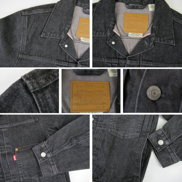Levi's リーバイス ファーストタイプ デニムジャケット ブラック 007x8