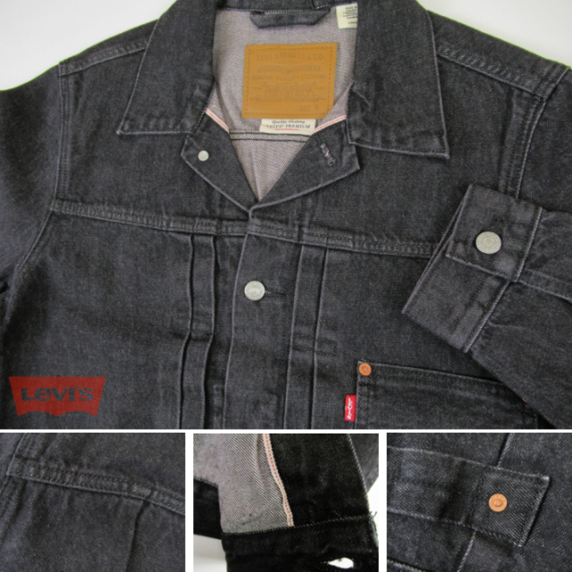 Levi's リーバイス ファーストタイプ デニムジャケット ブラック 007x8