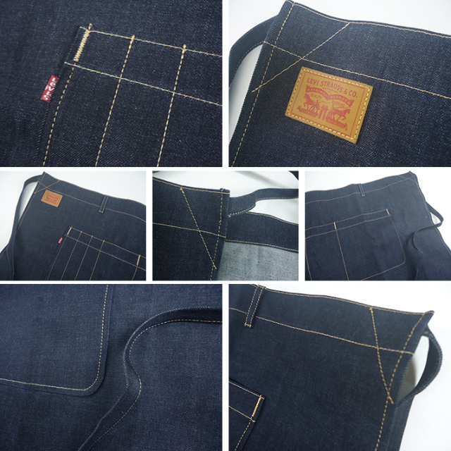 Levi’s デニムエプロン　セット 新品未使用 Levi's ACCESSORY リーバイス ブルー デニムエプロン