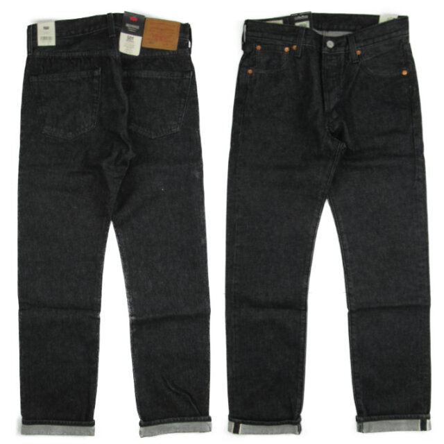 リーバイス 501 ボタンフライ ストレートジーンズ ブラック Levi's