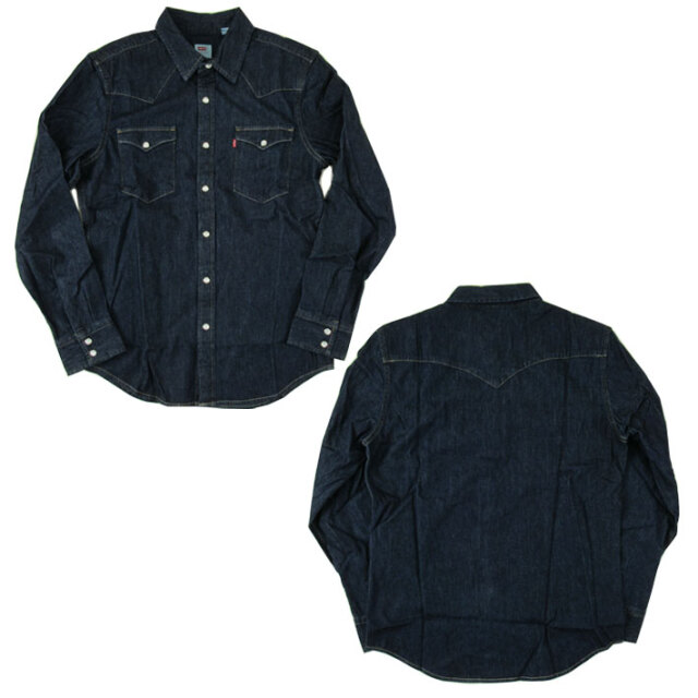 Levi's リーバイス デニムウエスタンシャツ リンス 85745-0002 -JOE-
