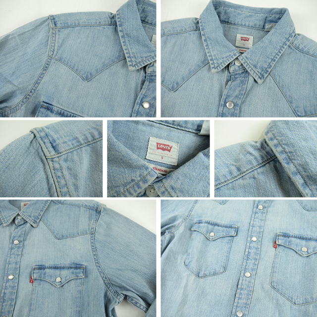 Levi's リーバイス デニムウエスタンシャツ ストーンウォッシュ 85745-0003 Levi's リーバイス デニムウエスタンシャツ ストーンウォッシュ 85745-0003