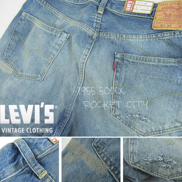 Levis Vintage Clothing リーバイス 501xx ヴィンテージ 1955年モデルrocket City 0051 Off Price Joe