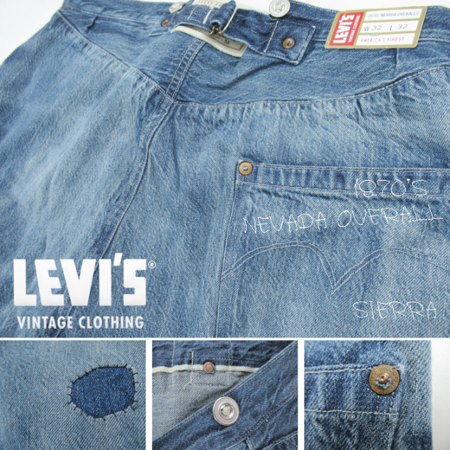 リーバイス 1870s NEVADA OVERALL SIERRA LEVI'S VINTAGE CLOTHING