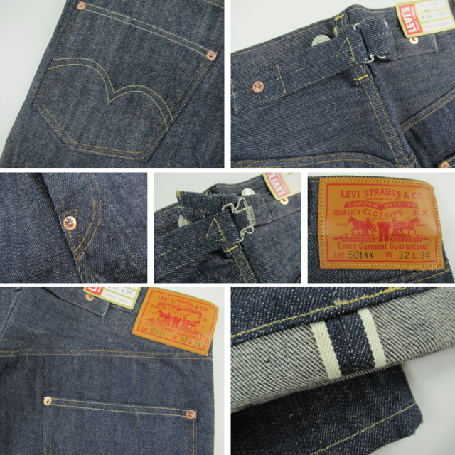 【訳あり美品】LEVI'S LVC 501XX 1922年モデル W32L34 LEVI'S® VINTAGE CLOTHING から、1922年製501® XXをベースにした