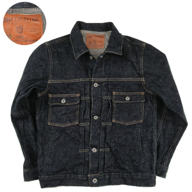 鬼デニム 2ndタイプ デニムジャケット 20oz ダークシークレットデニム 02516P-DIZR   -JOE-