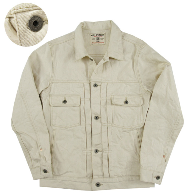 鬼デニム 生成り