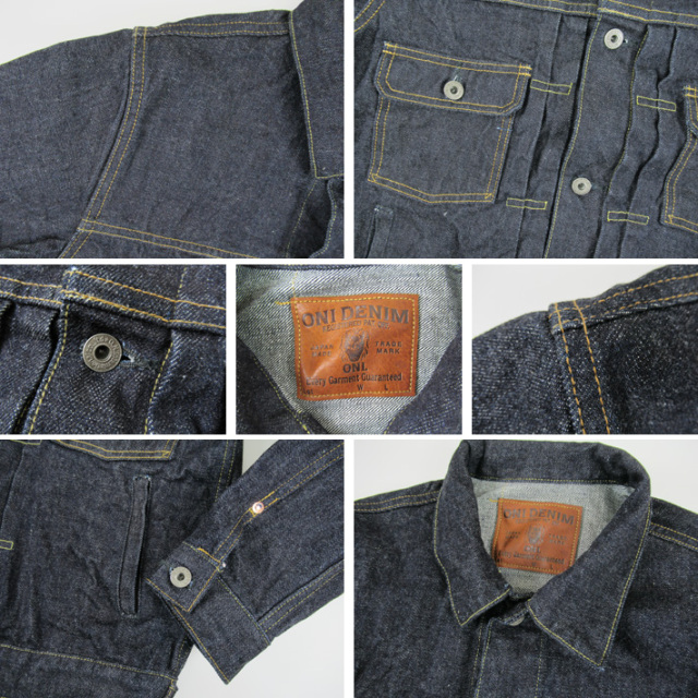 鬼デニム 2nd Type デニムジャケット 15oz ローテンションデニム