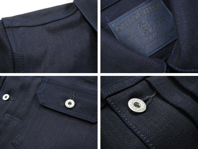 鬼デニム ONI DENIM デニムジャケット 硫化先染めへヴィーオックス