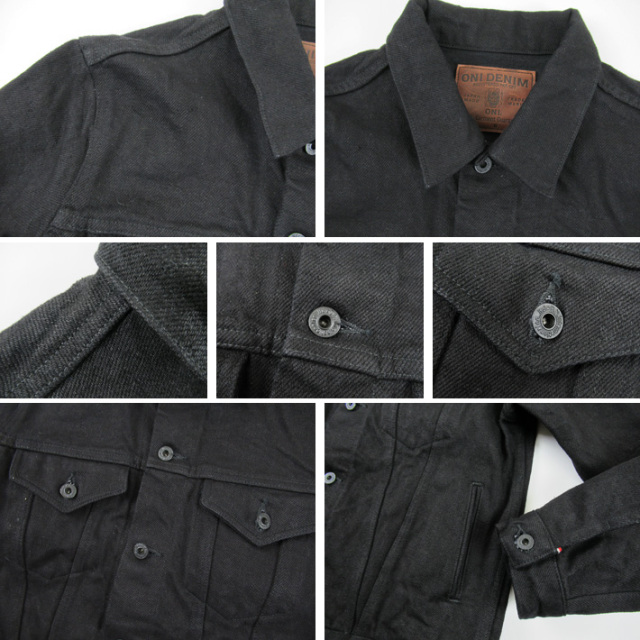 鬼デニム デニムジャケット ブラック