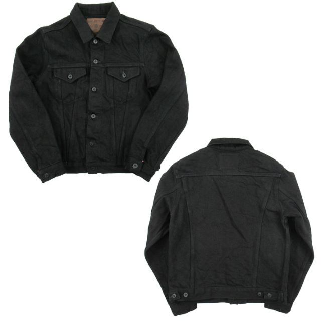 鬼デニム デニムジャケット ブラック