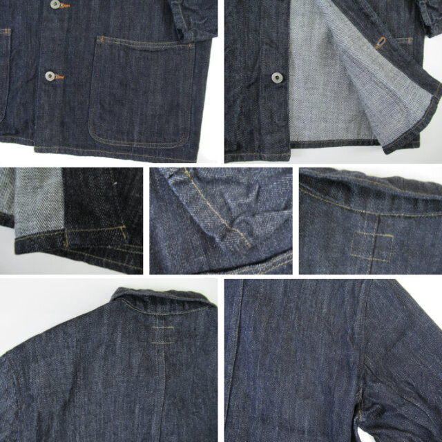 鬼デニム 03500-LWD カバーオール 12oz ルースウィーブデニム -JOE-
