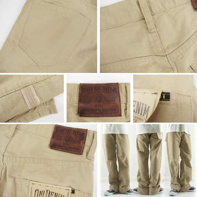 一つ鬼　インディーズ ヘッダーあり 2025春夏新作】鬼デニム ONI DENIM 12oz. 鬼楽 KIRAKU スーパー
