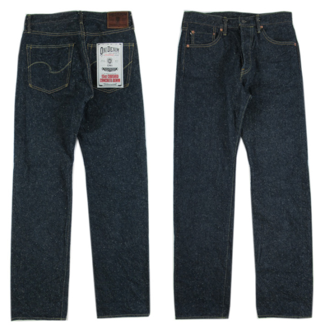 鬼デニム レギュラーストレート 288-CCD 14.7oz クラッシュド