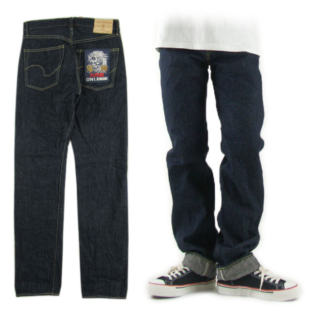鬼デニム 288 KIWAMI 16oz 天然藍ロープ極デニム レギュラーストレート
