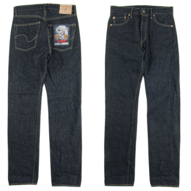 鬼デニム 288 KIWAMI 16oz 天然藍ロープ極デニム レギュラー