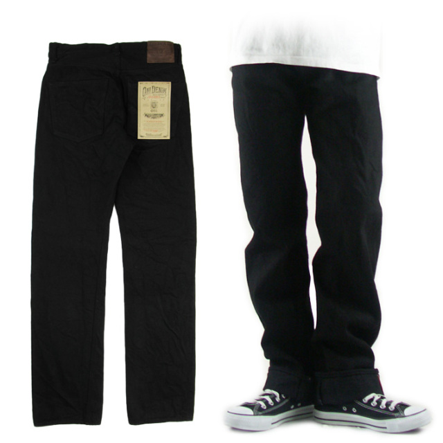鬼デニム 20oz シークレットブラックデニム レギュラーストレート