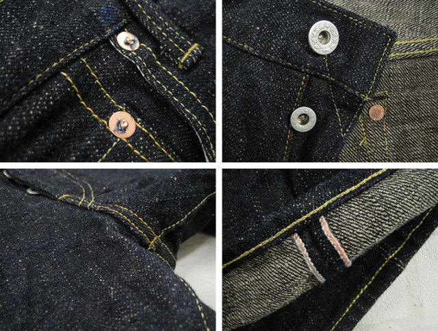 ONI 鬼デニム ストレートデニム 34号 鬼デニム 17oz 鬼絣デニム ジーンズ ONI Denim ニートストレート