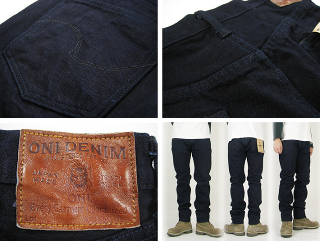 鬼デニム ONI DENIM 602 縦緯インディゴデニム 17oz リラックス