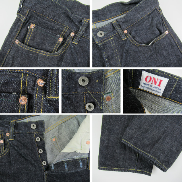 AGデニム　tambourine6本　sexophone4本です。 鬼デニム 622 リラックステーパード 15oz ローテンションデニム -JOE-