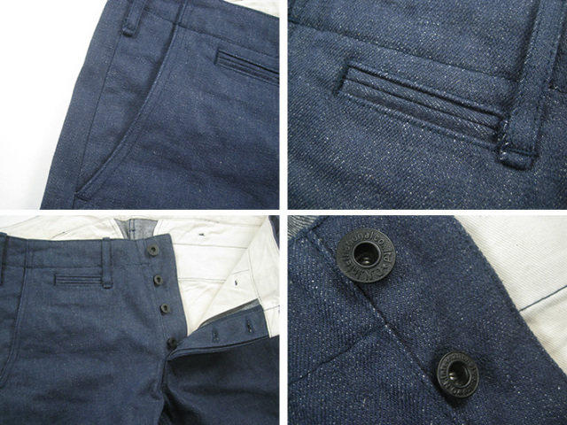 鬼デニムリラックステーパード11.9ozセルヴィッチデニムトラウザー