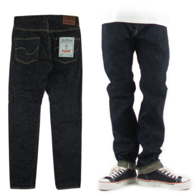 鬼デニム 902 20oz Asphalt Denim ハイライズ リラックス