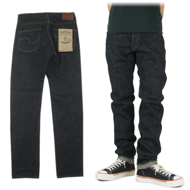 鬼デニム　リラックステーパード　11.9ozセルヴィッチデニムトラウザー 鬼デニム 246-BKOL 12.5oz セルビッジデニム ニートストレート