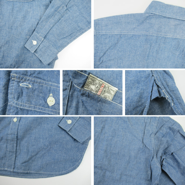 PAYDAY ペイデイ シャンブレーシャツ 40' CHIN STRAP SHIRTS