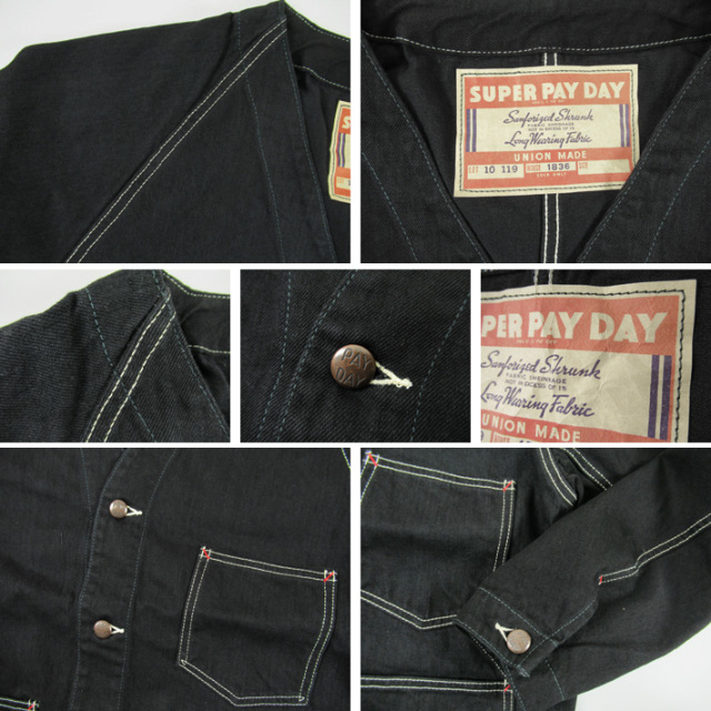 PAYDAY ペイデイ エンジニアジャケット BLACK 50' ENGINEER JKT PD22
