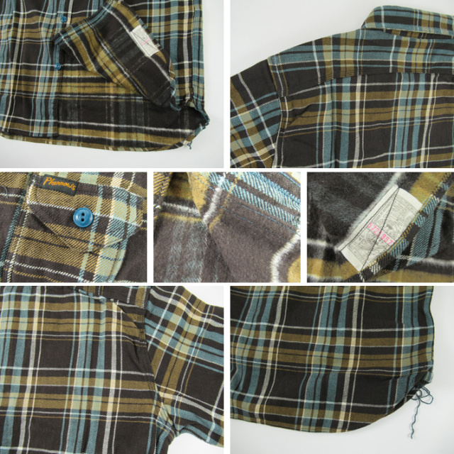 PHERROW'S フェローズ フランネルシャツ 25W-750WS-C -JOE-