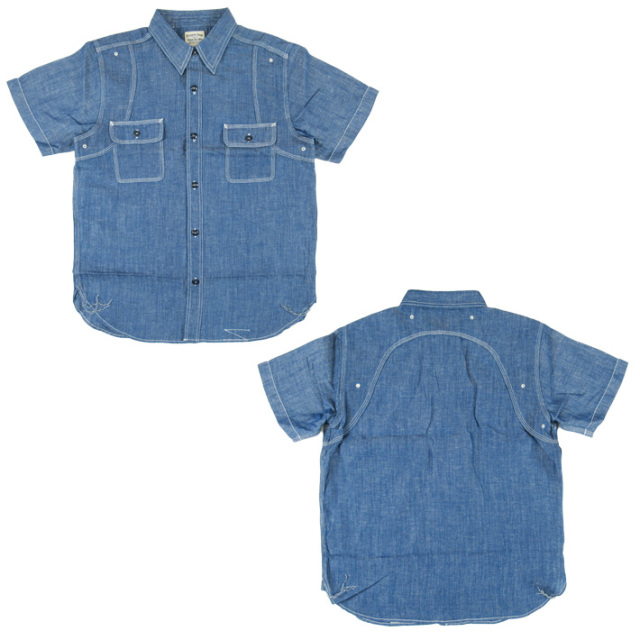 Pherrow’s フェローズ 半袖シャンブレーワークシャツ XL 楽天市場】PHERROW'S (フェローズ ）半袖シャンブレーカスタム