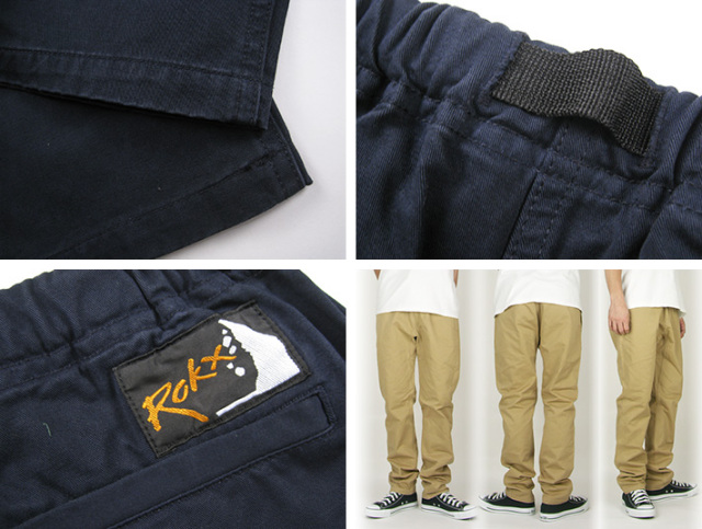 J様 新品 ROKX ロックス メンズ クライミングパンツ ブラック M 楽天市場】エムジーウッドパンツ ROKX ロックス リブ