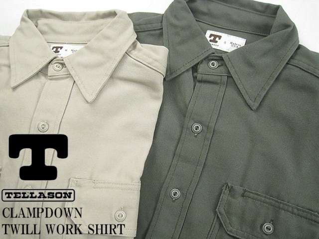 テラソン ツイルワークシャツ
