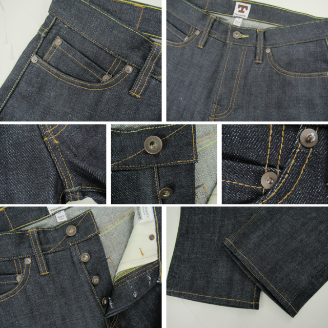 TELLASON テラソン GUSTAVE 14.75oz スリムテーパード ジーンズ 1215