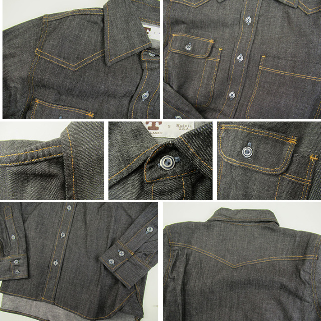 テラソン ホワイトオーク デニムシャツ