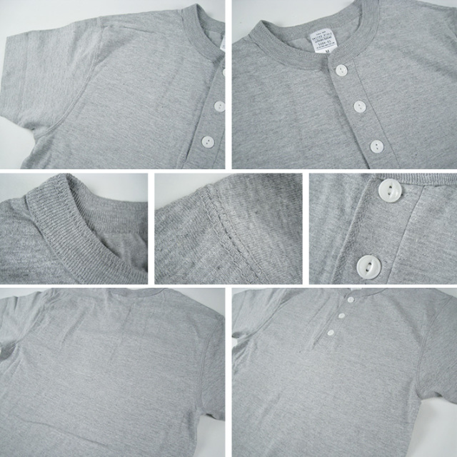 ヘンリーネックTシャツ