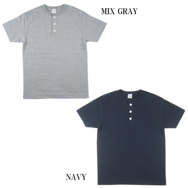 ヘンリーネックTシャツ