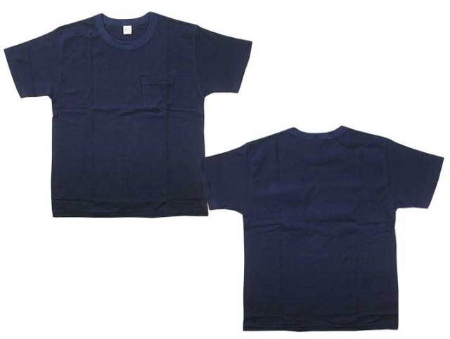 WAREHOUSE ウエアハウス Lot.4053 インディゴポケットTシャツ -JOE-