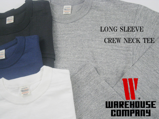 WAREHOUSE ウエアハウス Lot.5907 長袖ヘンリーネック Tシャツ 【長袖T