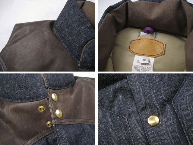Warehouse Rocky Mountain デニム ダウンベスト Down Vest Denim