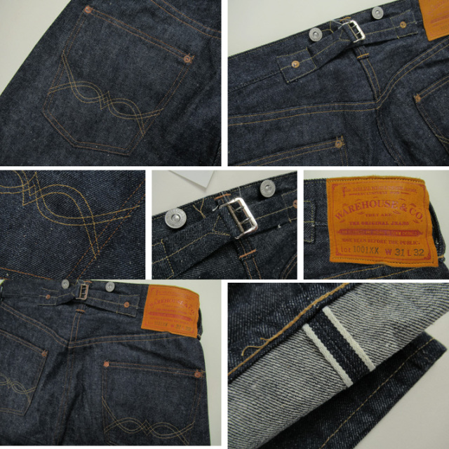 WAREHOUSE ウエアハウス Lot.1001XX 1922MODEL リジッド ジーンズ -JOE-