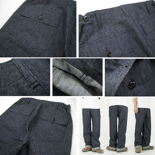WAREHOUSE ウエアハウス Lot.1086 HERRINGBONE MILITARY PANTS WAREHOUSE ウエアハウス Lot.1086 HERRINGBONE MILITARY PANTS