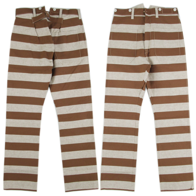 WAREHOUSE ウエアハウス Lot 1230 BROWN PRISONER PANTS -JOE-